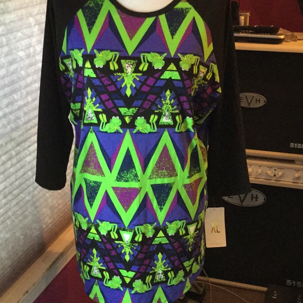 Kermit the Frog Lularoe Randy XL - Picture 2 of 6